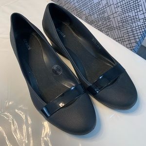 Croc wedge heels size 7